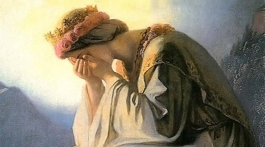 Nossa Senhora de La Salette, que chora a perda da Fé dos católicos - 19 de  Setembro